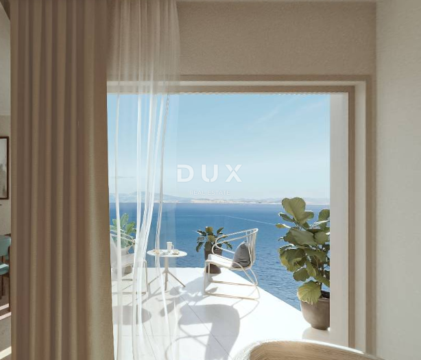 NOVI VINODOLSKI – 54 m² veliko stanovanje v ekskluzivnem letovišču, prva vrsta ob morju z zasebno plažo