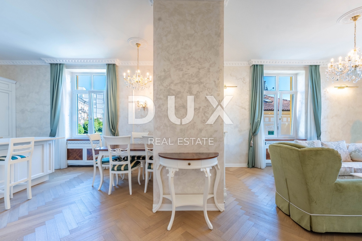 OPATIJA, CENTER - kombinacija luksuza in pristnosti, stanovanje v prenovljeni zgodovinski vili v središču Opatije z razgledom