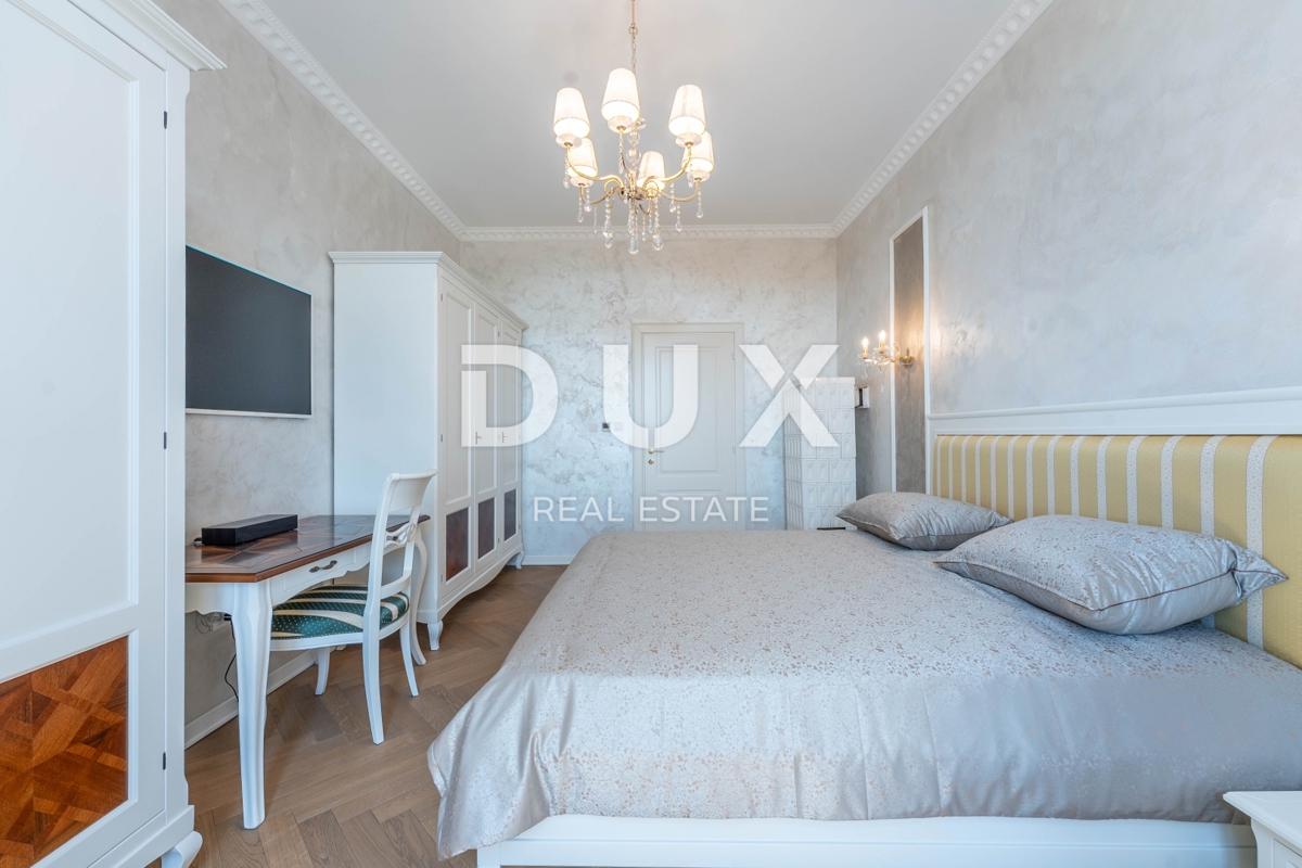 OPATIJA, CENTER - kombinacija luksuza in pristnosti, stanovanje v prenovljeni zgodovinski vili v središču Opatije z razgledom