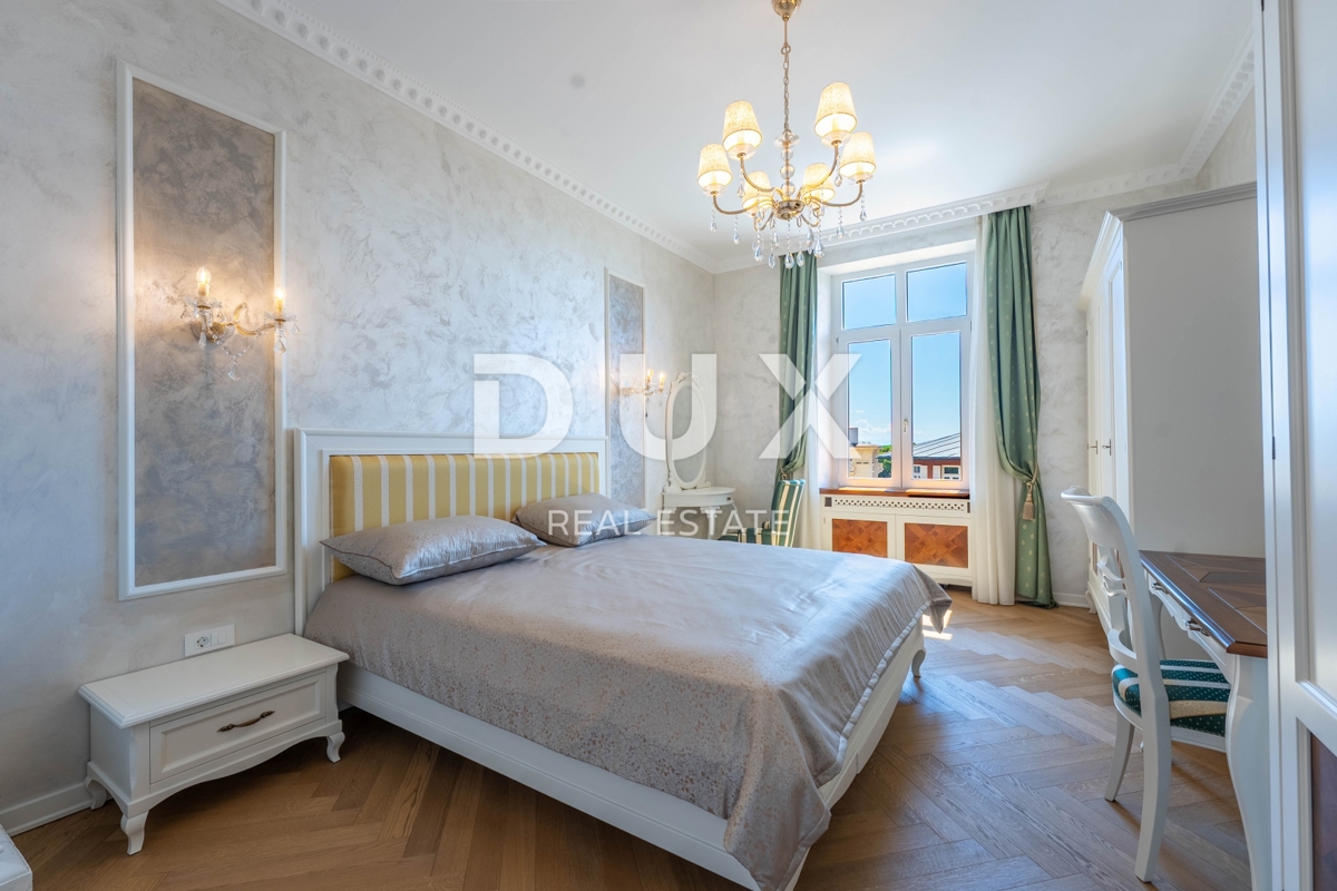 OPATIJA, CENTER - kombinacija luksuza in pristnosti, stanovanje v prenovljeni zgodovinski vili v središču Opatije z razgledom