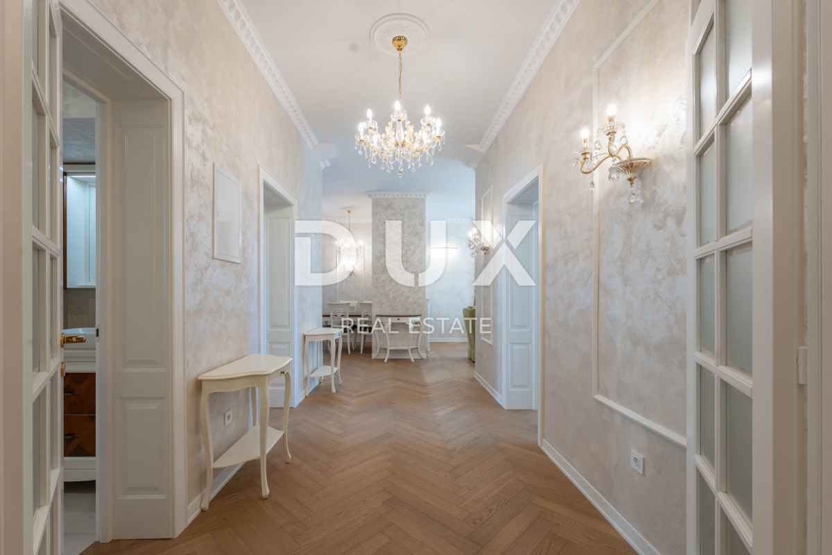 OPATIJA, CENTER - kombinacija luksuza in pristnosti, stanovanje v prenovljeni zgodovinski vili v središču Opatije z razgledom