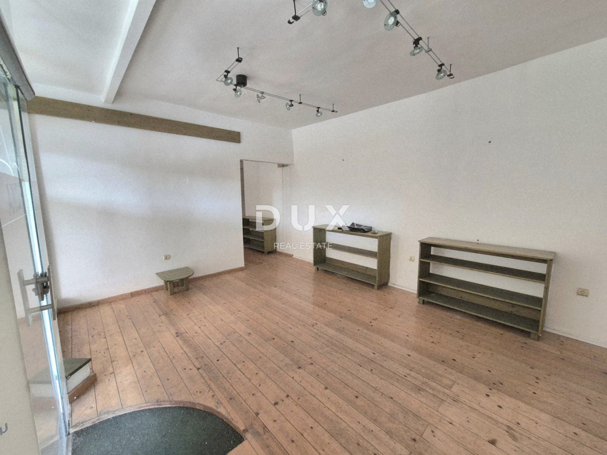RIJEKA, SUŠAK - poslovni prostor z veliko izložbo, odlična lokacija 52 m2