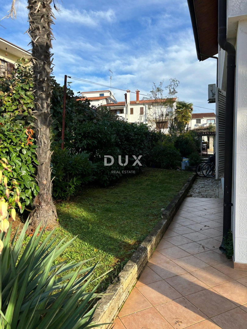 ISTRA, POREČ - Udobno stanovanje z vrtom v središču mesta!