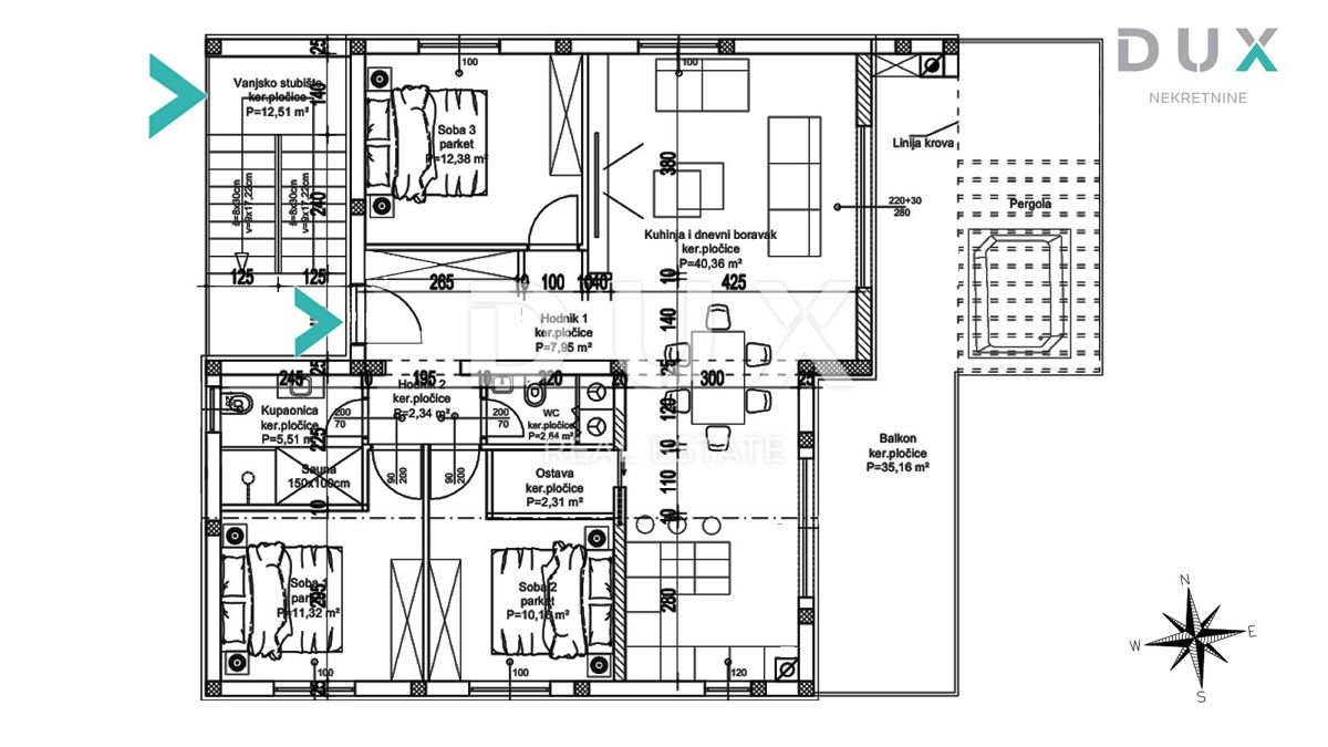 OPATIJA, IKA - Penthouse s panoramskim razgledom in razkošno strešno teraso