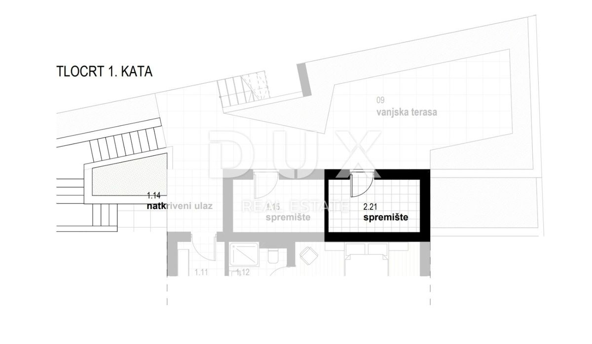 RIJEKA, KOSTRENA - ekskluzivno dupleks stanovanje 210,50 m2 novogradnja s čudovitim pogledom na morje in bazenom + vrt 350,93 m2 - S2-B