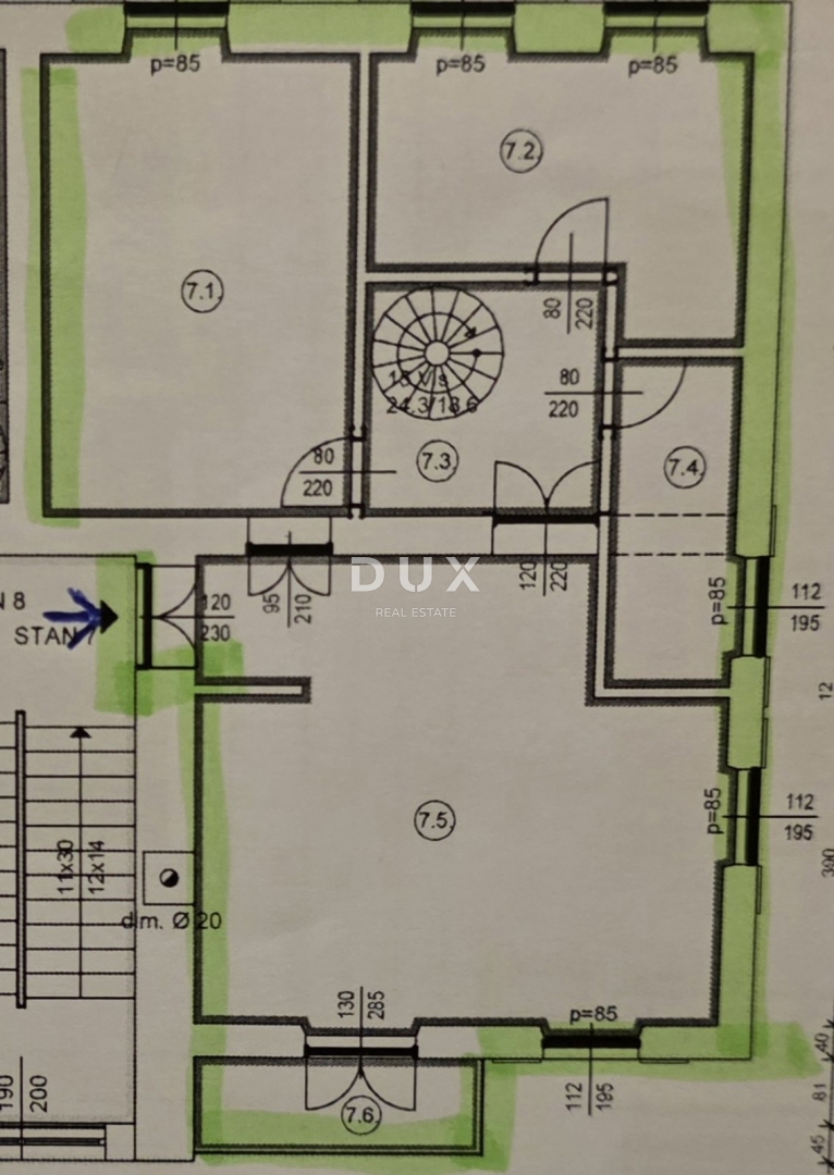 Stanovanje Trsat, Rijeka, 114m2