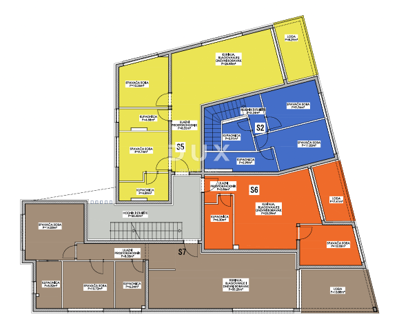 PRIVLAKA, ZADAR - S7 Luksuzna novogradnja v 2. vrsti do morja