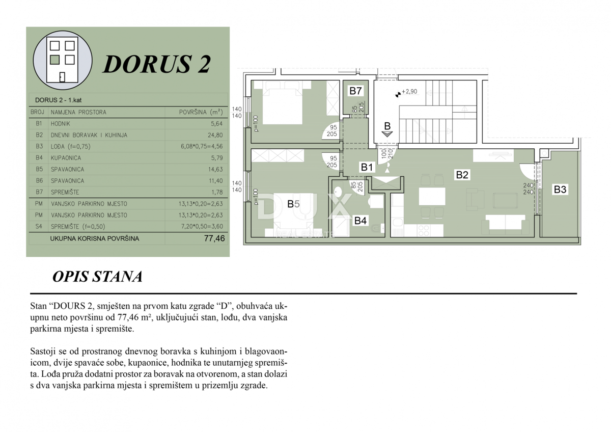 ISTRA, PULA - Moderna novogradnja na iskani lokaciji!