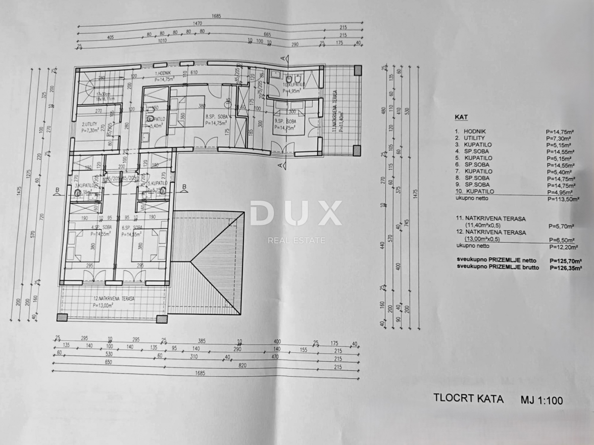 Zemljišče Rabac, Labin, 700m2