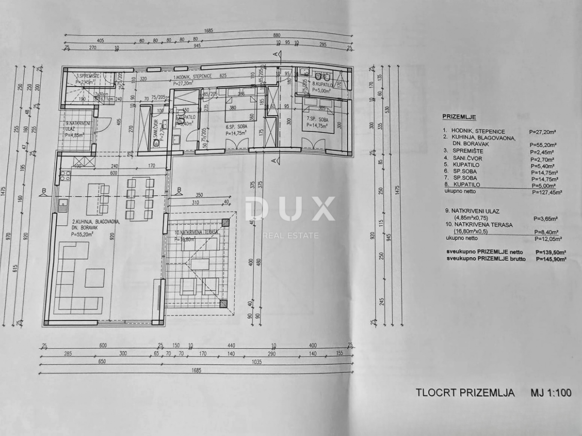 Zemljišče Rabac, Labin, 700m2