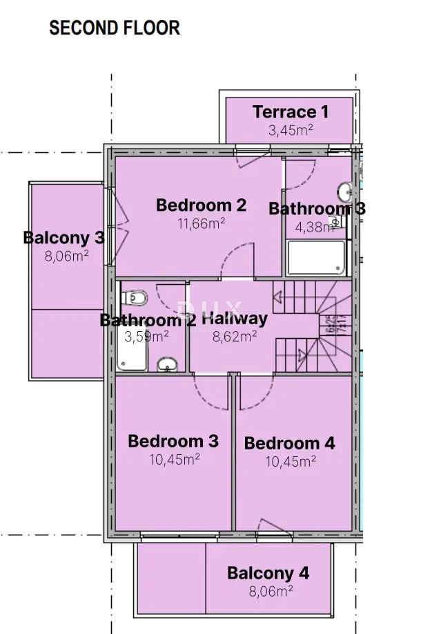Hiša Privlaka, 1.146m2