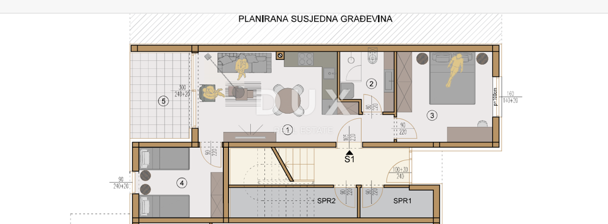 ISTRA, VALDEBEK – Stanovanje z vrtom v novogradnji