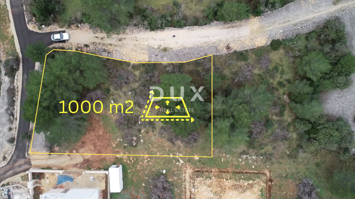 Zemljišče Bilice, Šibenik - Okolica, 1.000m2