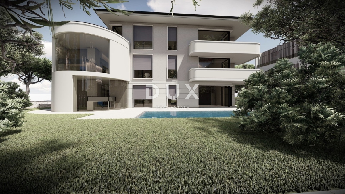 MATULJI, JUŠIĆI - Hiša + vrt 1188m2 na odlični lokaciji ob cesti, možnost gradnje, idejni projekt