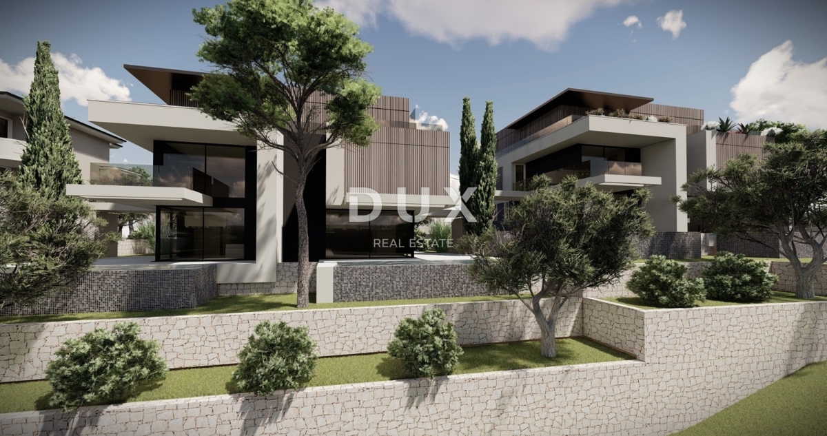 MATULJI, JUŠIĆI - Hiša + vrt 1188m2 na odlični lokaciji ob cesti, možnost gradnje, idejni projekt