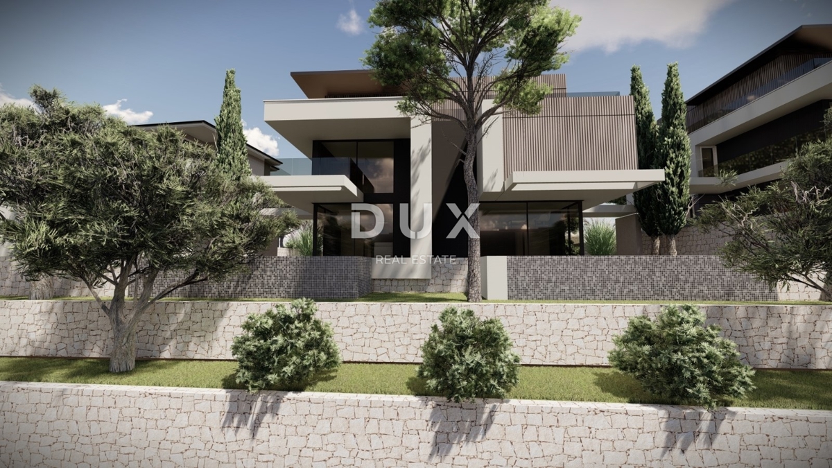 MATULJI, JUŠIĆI - Hiša + vrt 1188m2 na odlični lokaciji ob cesti, možnost gradnje, idejni projekt