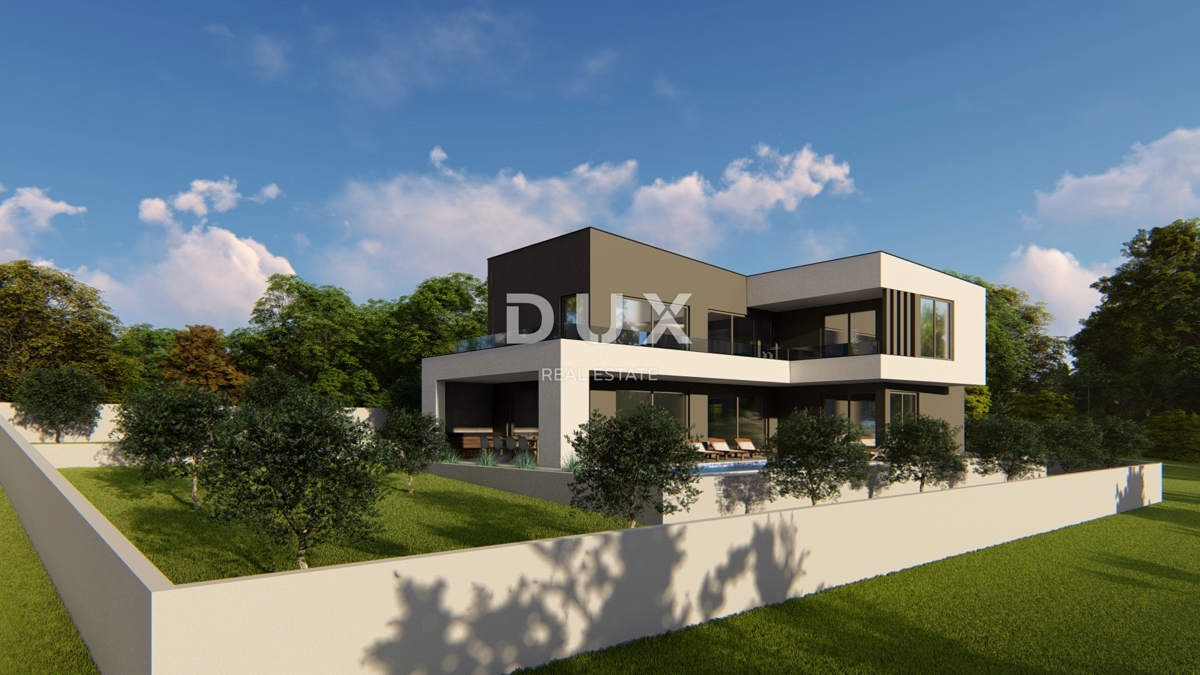 ISTRA, MARČANA - Zemljišče z gradbenim dovoljenjem in pogledom na morje