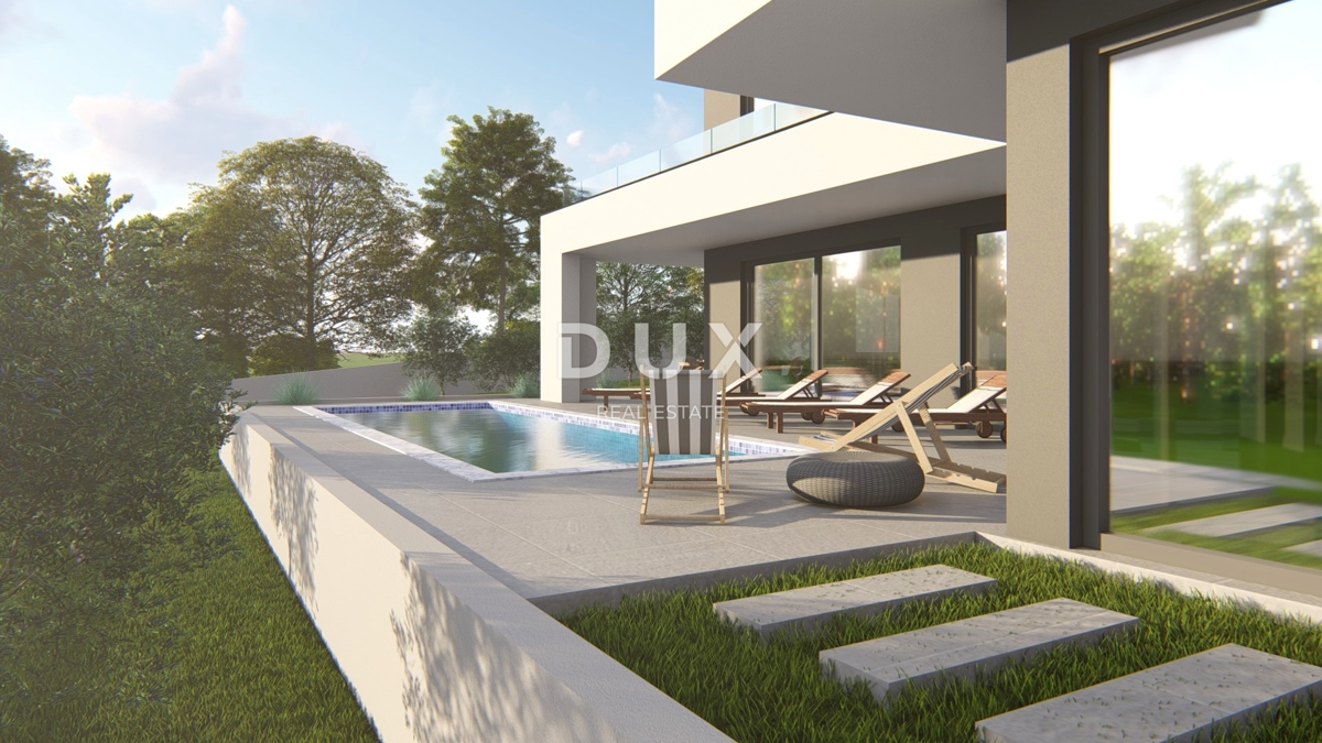 ISTRA, MARČANA - Zemljišče z gradbenim dovoljenjem in pogledom na morje