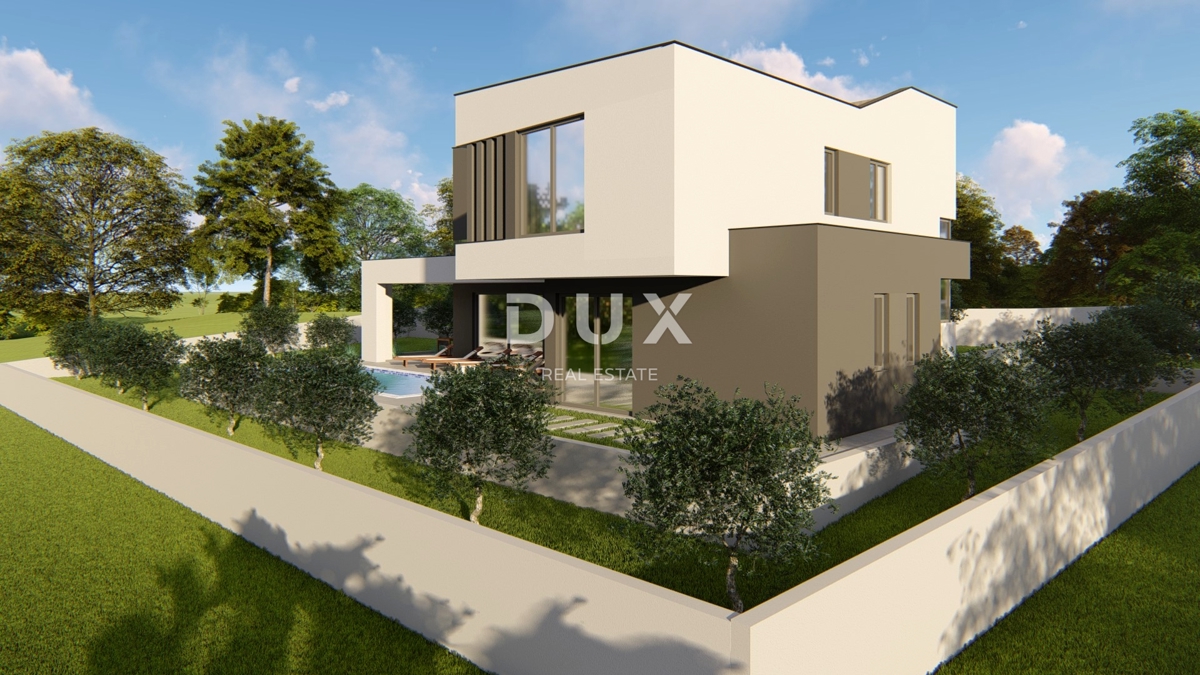 ISTRA, MARČANA - Zemljišče z gradbenim dovoljenjem in pogledom na morje