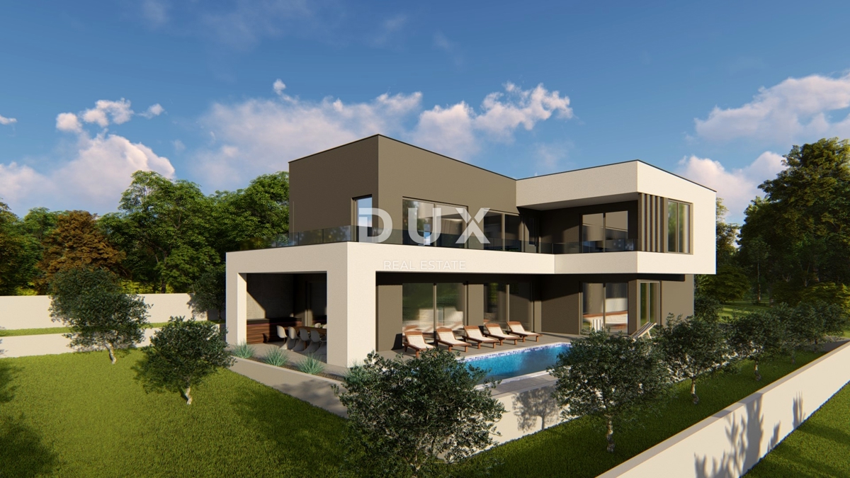 ISTRA, MARČANA - Zemljišče z gradbenim dovoljenjem in pogledom na morje