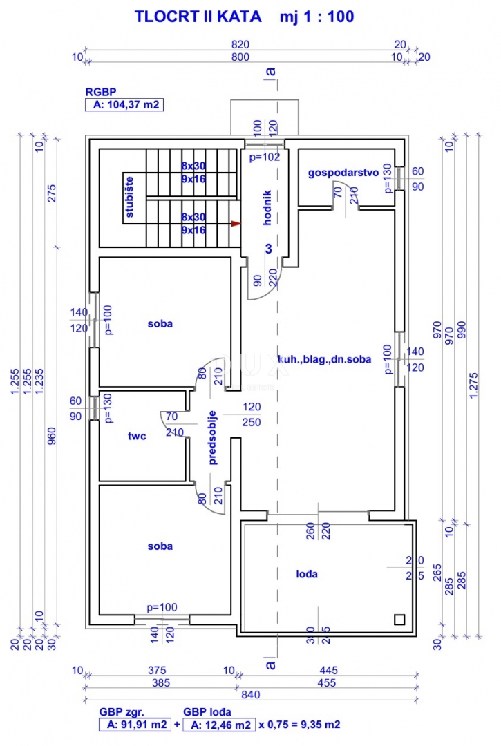 OTOK RAB, KAMPOR - Moderno stanovanje z 2 spalnicama + dnevno sobo v 2. nadstropju novogradnje s parkirnim mestom