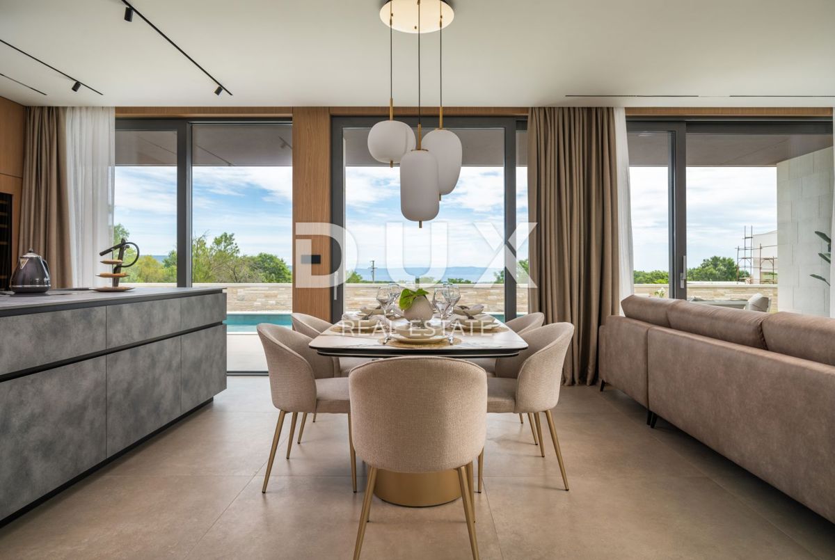 ISTRA, KRNICA - Čudovita novozgrajena vila s pogledom na morje