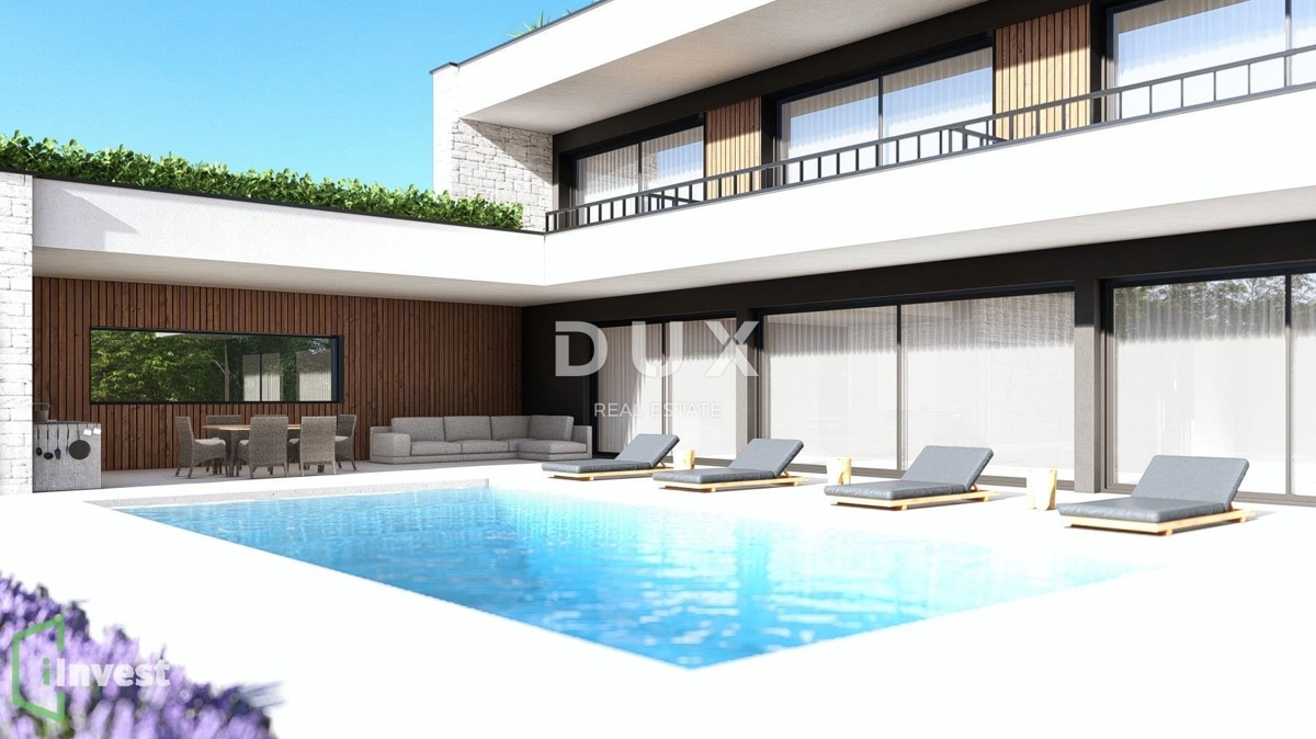 ISTRA, POREČ - Privlačna hiša z bazenom v gradnji