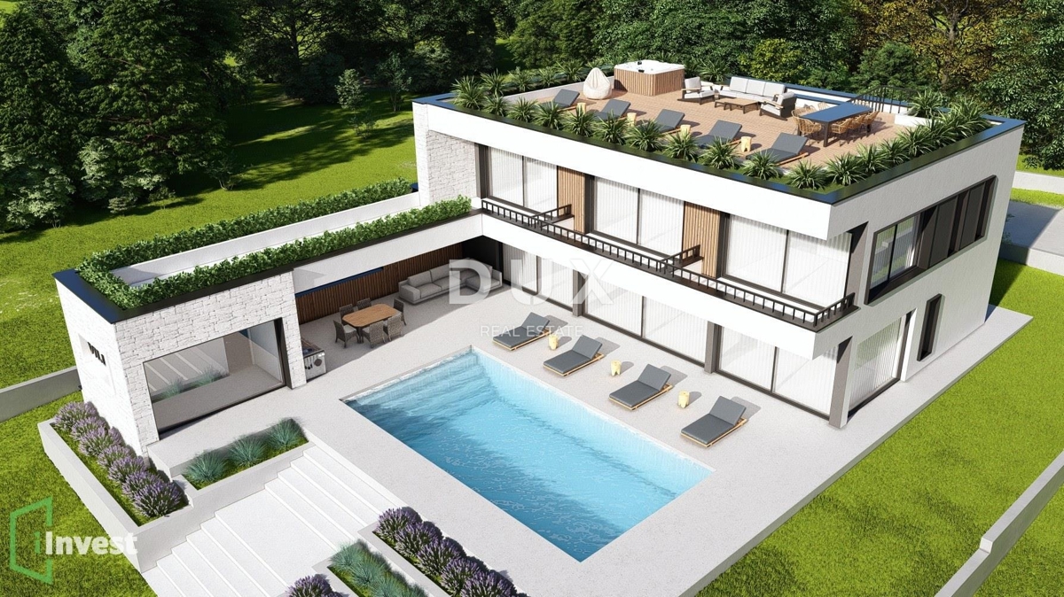ISTRA, POREČ - Privlačna hiša z bazenom v gradnji