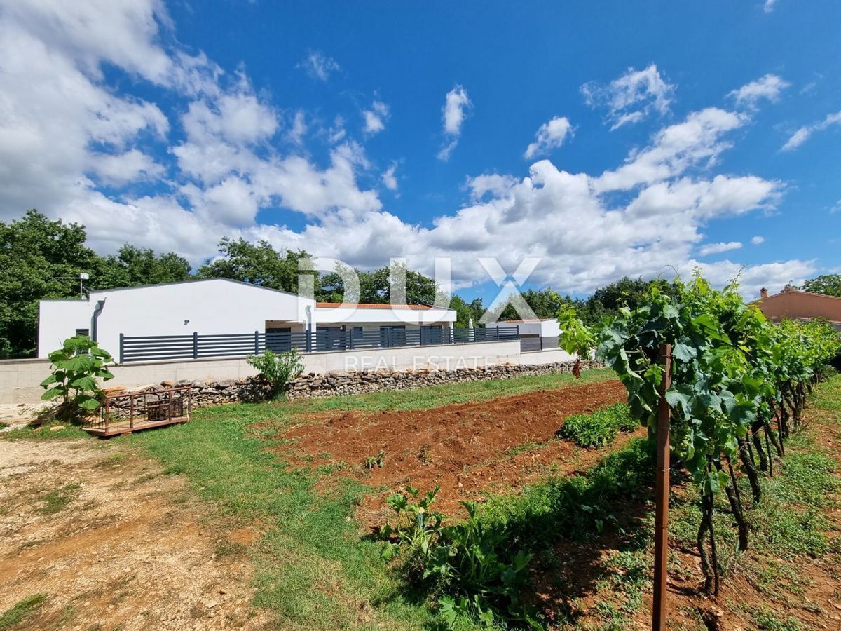 ISTRA, SVETVINČENAT - Moderna enonadstropna hiša z bazenom, obdana z naravo