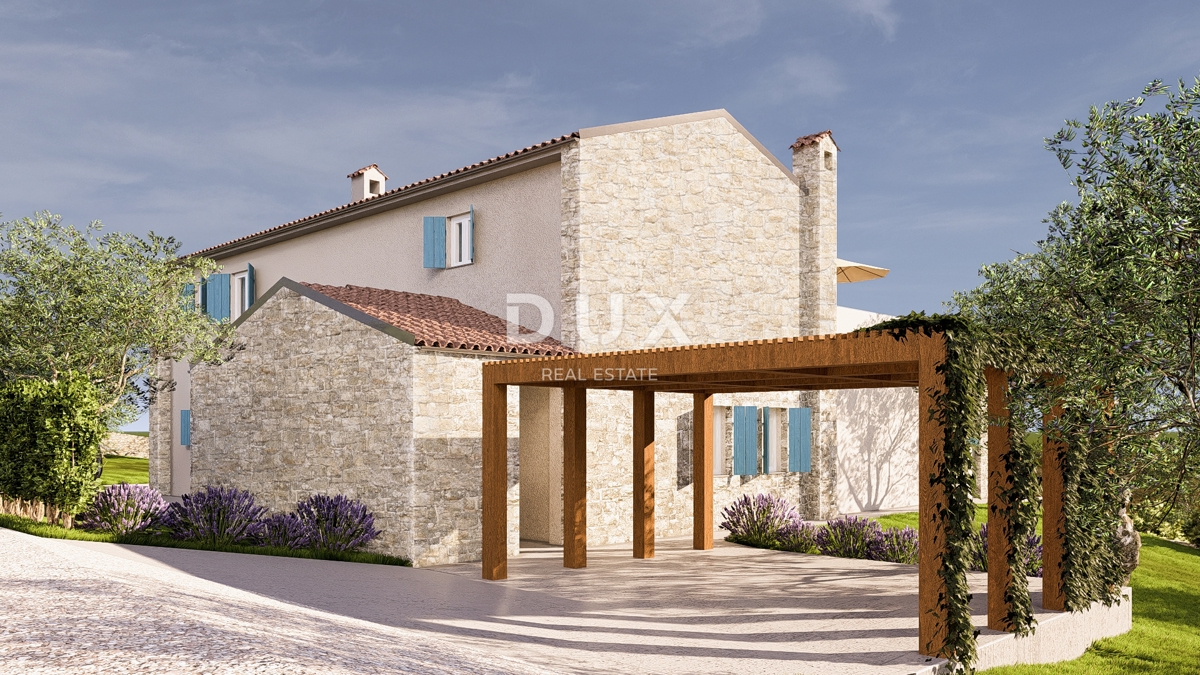 ISTRA, RABAC – Pogled na morje! Gradbeno zemljišče z gradbenim dovoljenjem