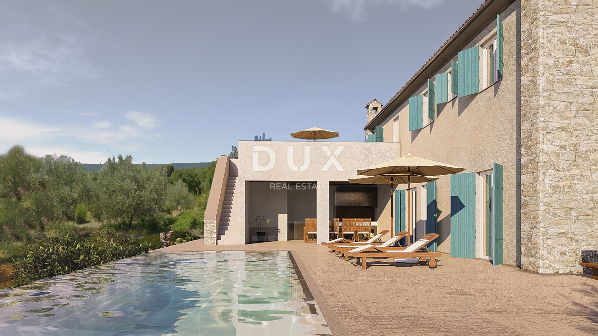 ISTRA, RABAC – Pogled na morje! Gradbeno zemljišče z gradbenim dovoljenjem