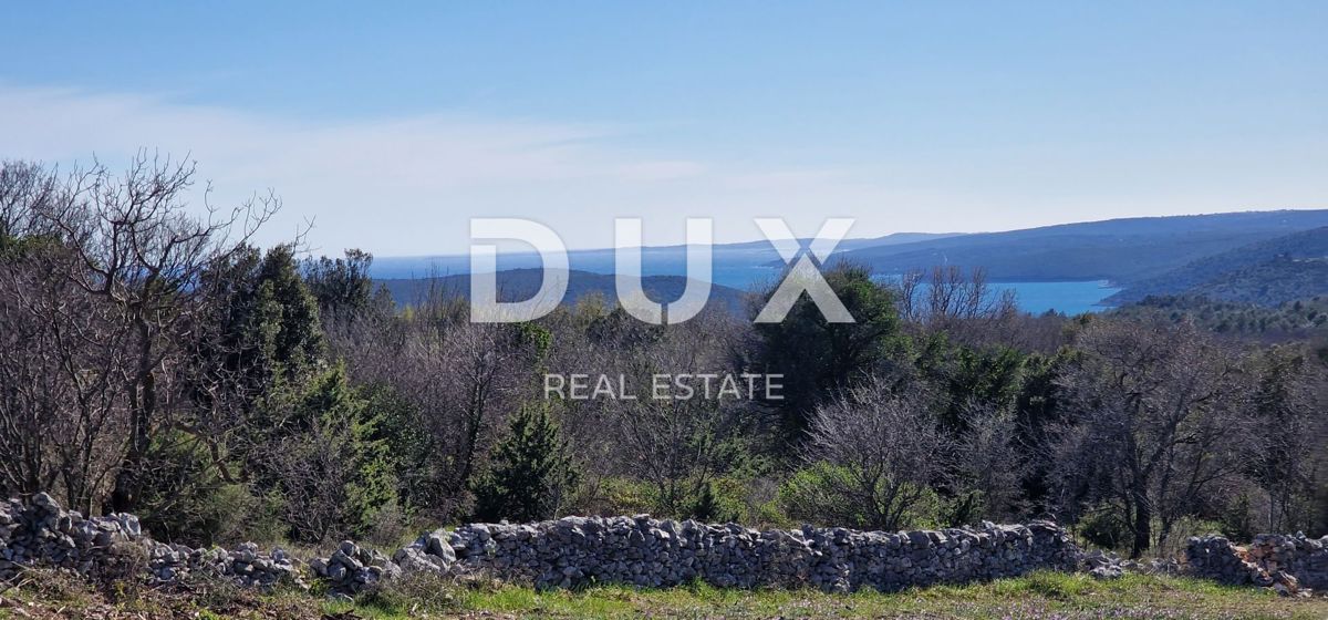 ISTRA, RABAC – Pogled na morje! Gradbeno zemljišče z gradbenim dovoljenjem