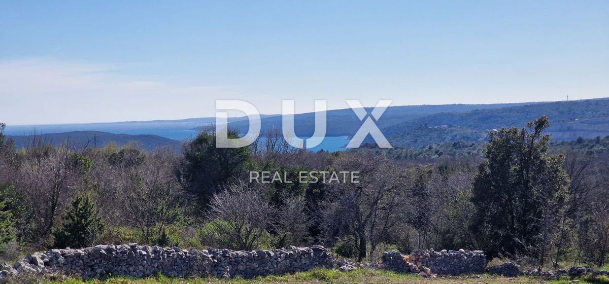 ISTRA, RABAC – Pogled na morje! Gradbeno zemljišče z gradbenim dovoljenjem