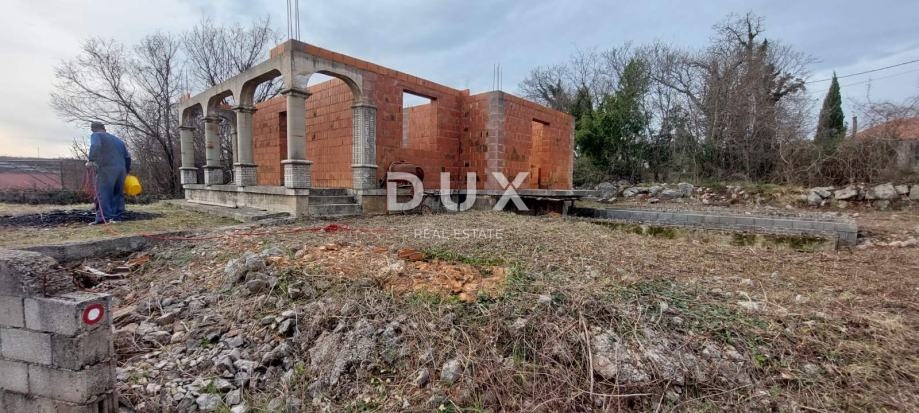 OTOK KRK, DOBRINJ - Prodaja samostojne hiše v gradnji, znižana cena