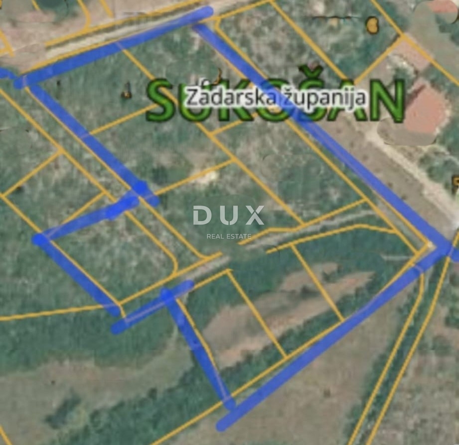 SUKOŠAN, DEBELJAK - Gradbeno zemljišče s pogledom na morje