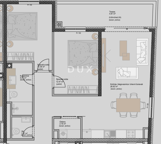 ISTRA, POREČ - Moderno stanovanje z 2 spalnicama + kopalnico v novem projektu, blizu morja, možnost financiranja s kreditom