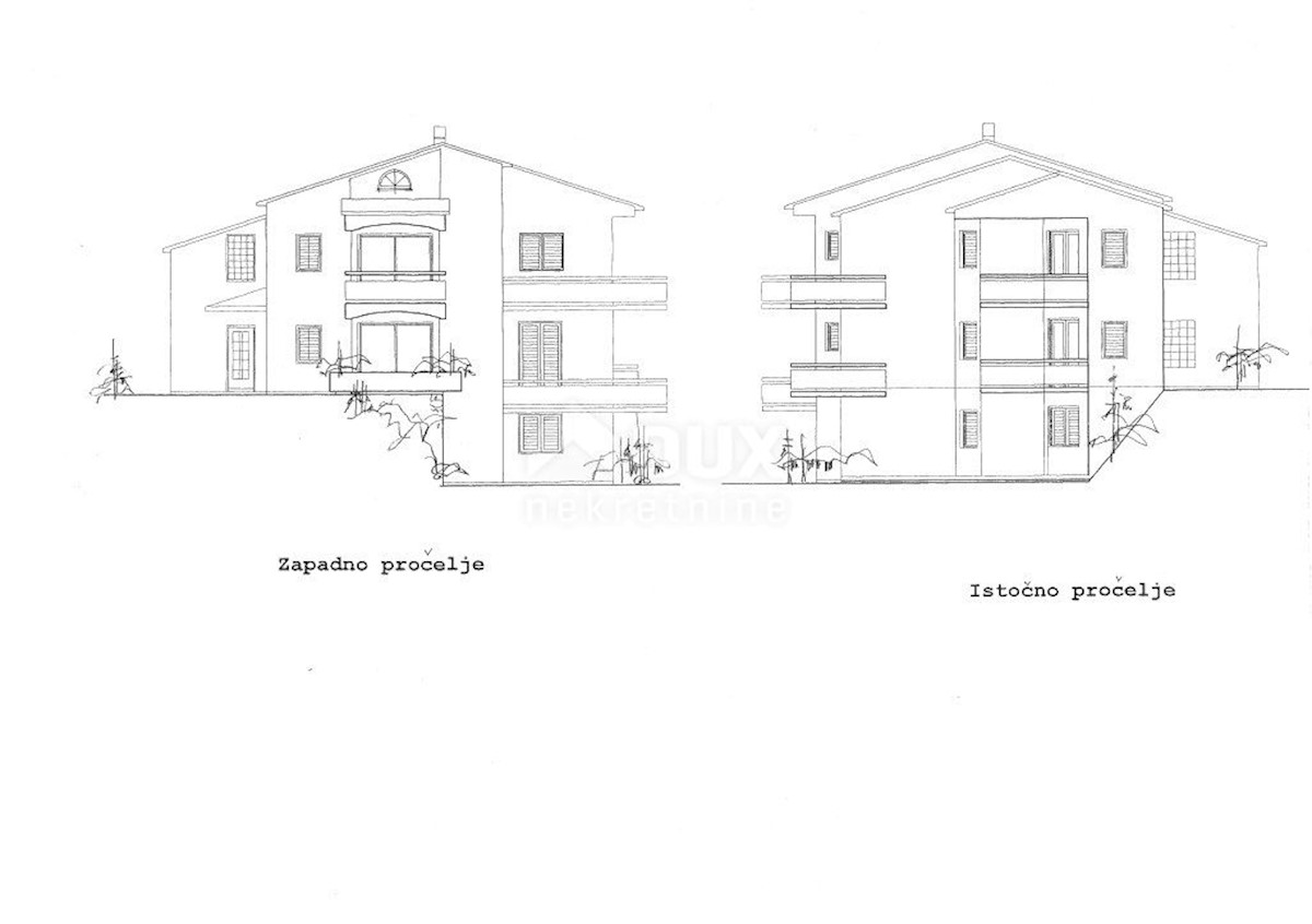 OPATIJA, VEPRINAC, TRAVIČIĆI - zemljišče 2783m2 z gradbenim dovoljenjem in pogledom na morje za družinsko hišo / apartmaji / hiša oddamo - počitnice z bazenom