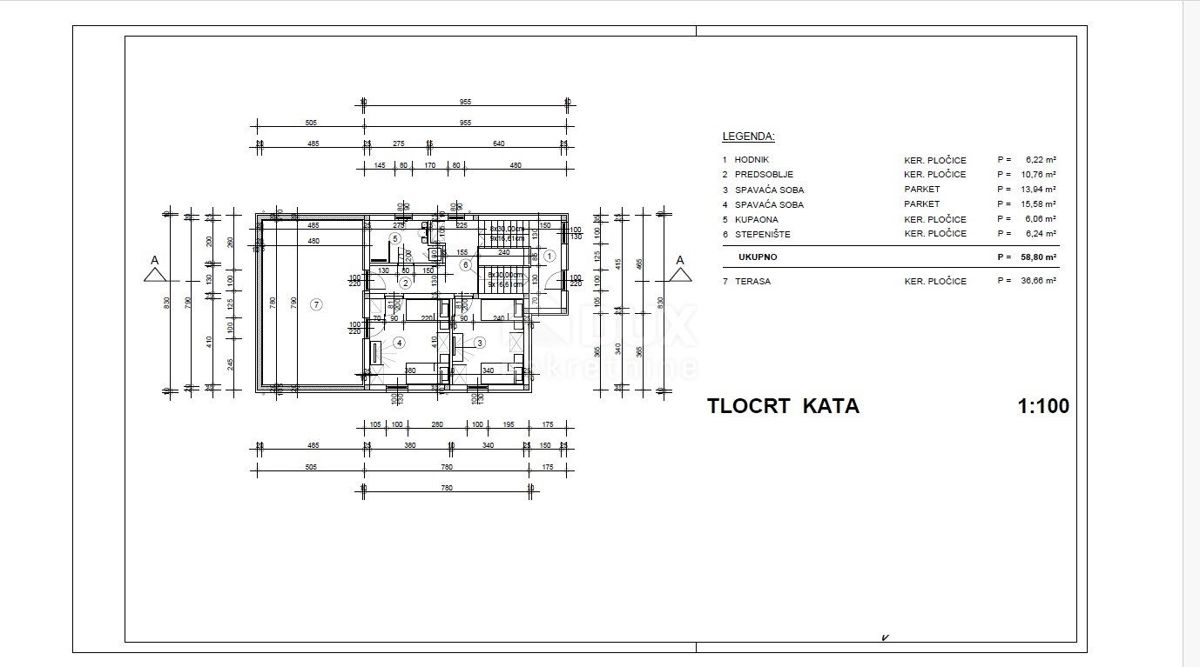 OPATIJA, MATULJI - družinska hiša v izgradnji 156m2 z bazenom + okolica 600m2