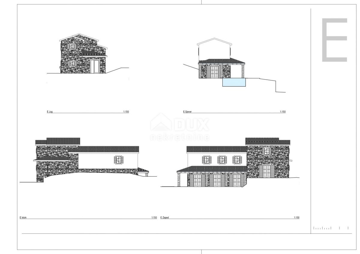 OTOK KRK, TRIBULJE - gradbeno zemljišče z projektom