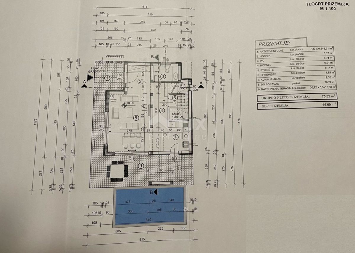 OTOK KRK, MESTO KRK (okolica) - moderna luksuzna vila z bazenom in pogledom na morje