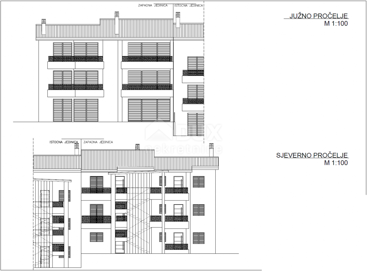 OPATIJA, LOVRAN, IKA - zazidljivo zemljišče 1227m2 Z GRADBENIM DOVOLJENJEM!!! za 12 stanovanj