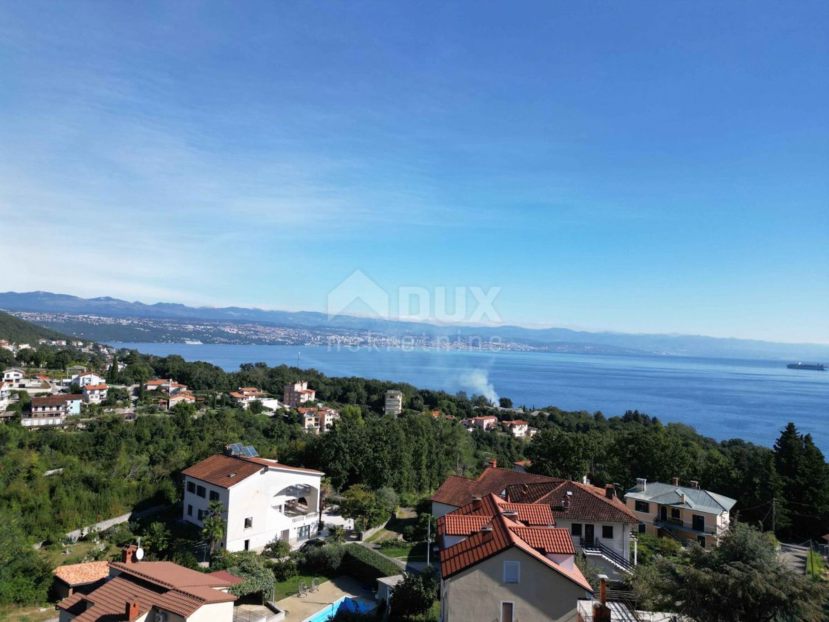 OPATIJA, LOVRAN, IKA - zazidljivo zemljišče 1227m2 Z GRADBENIM DOVOLJENJEM!!! za 12 stanovanj