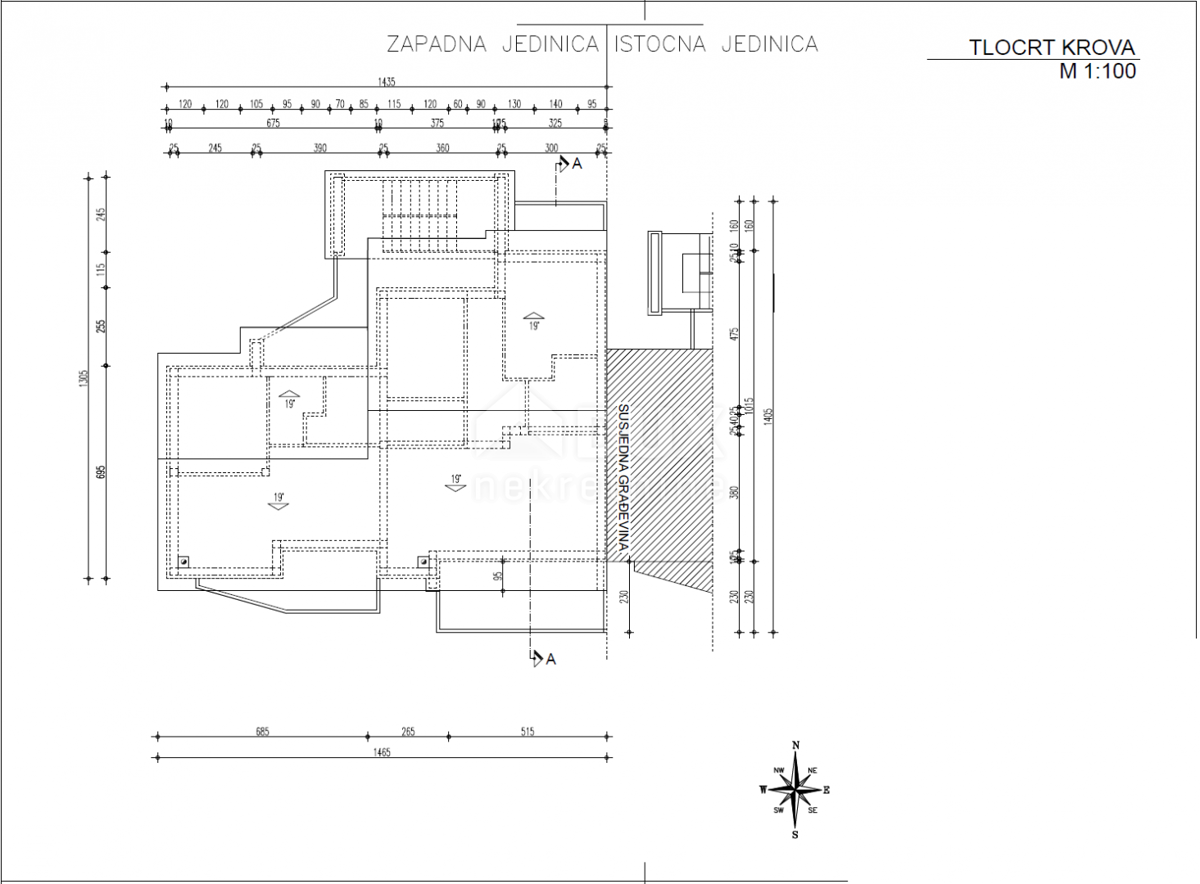 OPATIJA, LOVRAN, IKA - zazidljivo zemljišče 1227m2 Z GRADBENIM DOVOLJENJEM!!! za 12 stanovanj