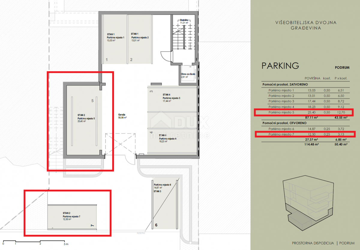 COSTABELLA, BIVIO KANTRIDA - ekskluzivno stanovanje 78,50 m2, 1. nadstropje, 100 m od morja, čudovit razgled - APARTMA 2