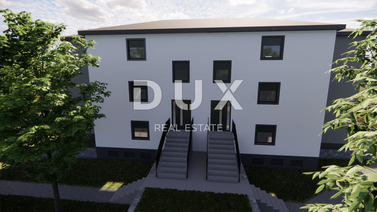 MATULJI, JUŠIĆI, JURDANI - stanovanje 84m2 v novogradnji z dnevno sobo + 2 spalnici in vrtom 