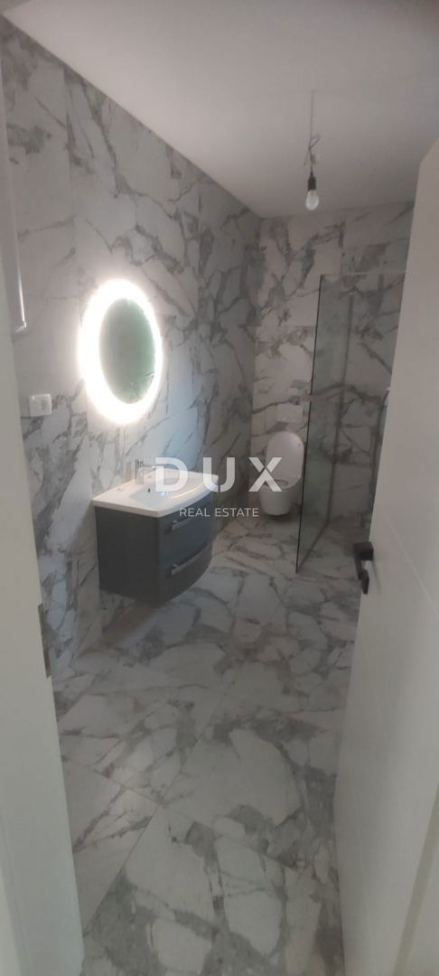 MATULJI, JUŠIĆI, JURDANI - stanovanje 84m2 v novogradnji z dnevno sobo + 2 spalnici in vrtom 