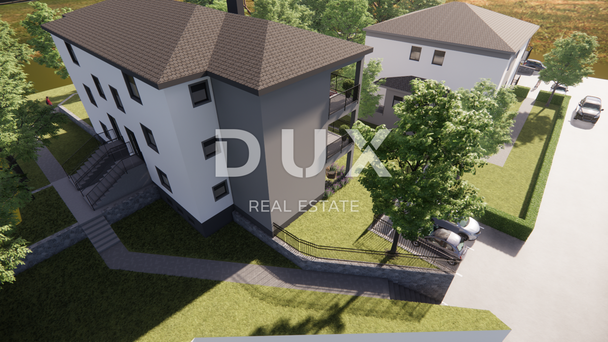 MATULJI, JUŠIĆI, JURDANI - stanovanje 84m2 v novogradnji z dnevno sobo + 2 spalnici in vrtom 