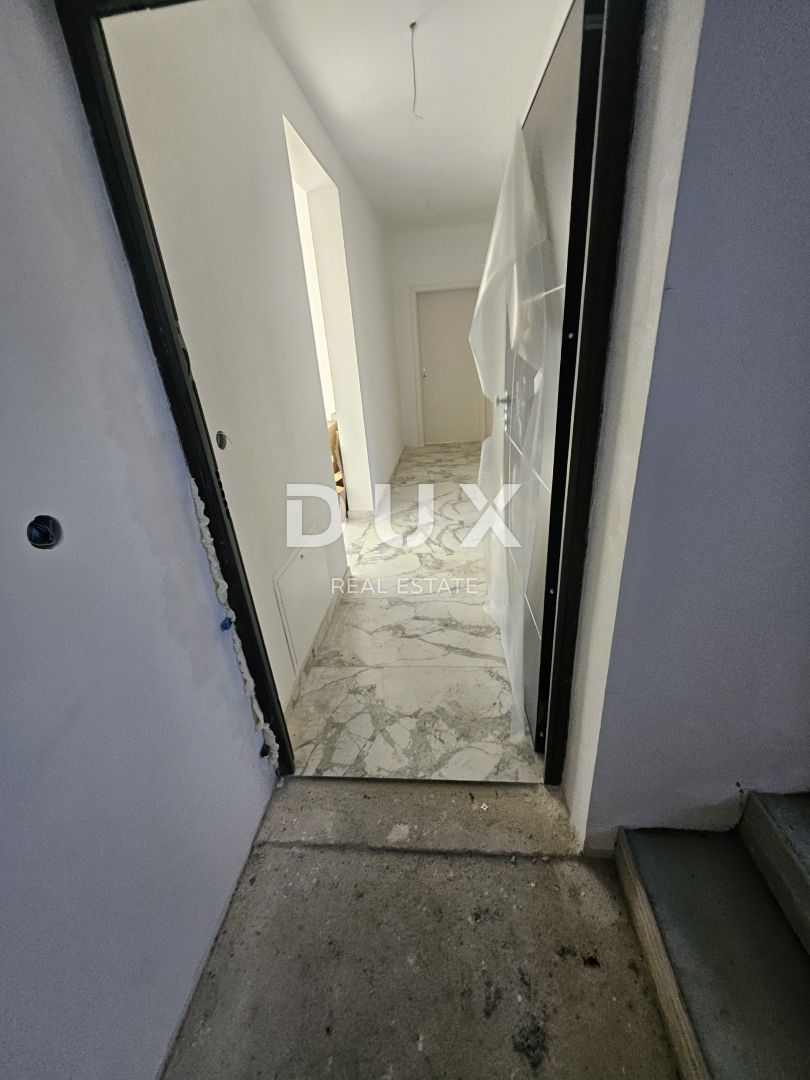 MATULJI, JUŠIĆI, JURDANI - stanovanje 84m2 v novogradnji z dnevno sobo + 2 spalnici in vrtom 