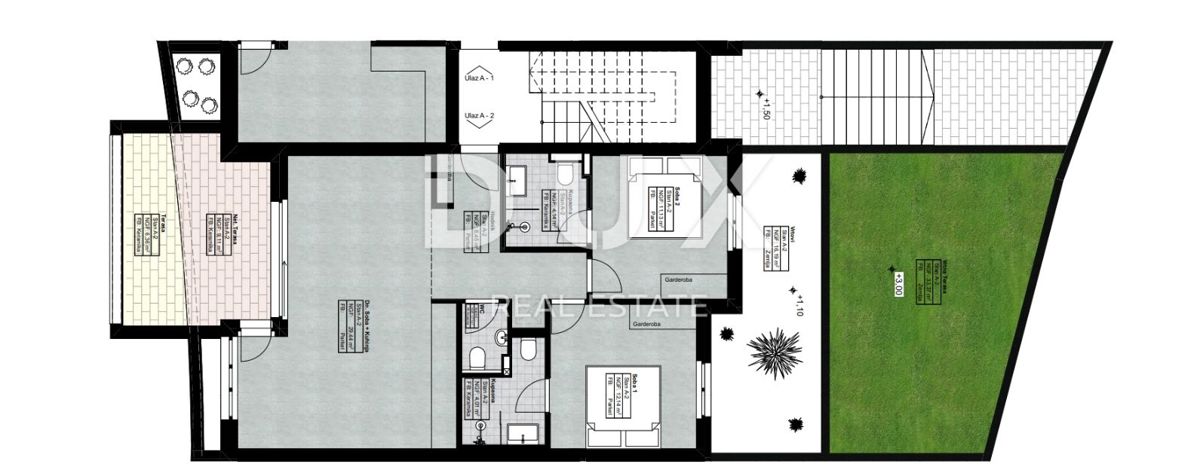 Stanovanje Lovran, 121,19m2