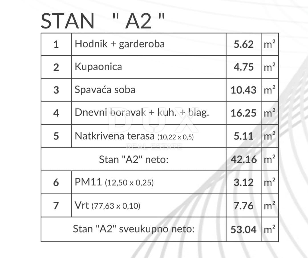 Stanovanje Šikići, Pula, 53,04m2